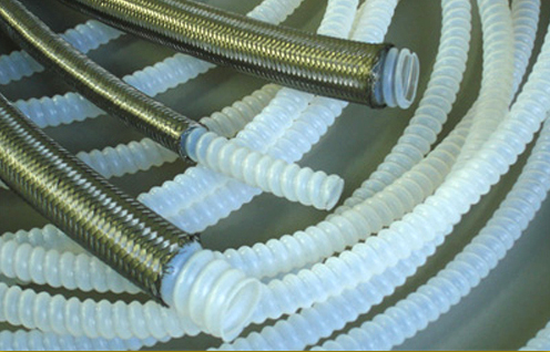Mangueira PTFE Corrugado - Tubo Corrugado em PTFE com Reforço